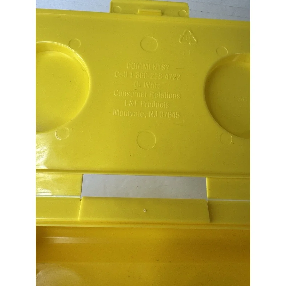 CHUBS Stackable Empty Baby Wipe Container Yellow Vintage